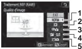 NIKON Z5 - Choisissez les réglages des copies JPEG. - 1