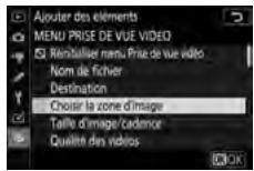 NIKON Z5 - Sélectionnez une rubrique. - 1