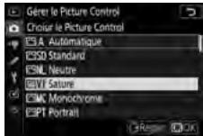 NIKON Z5 - Sélectionnez un picture control. - 1