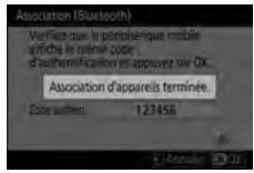 NIKON Z5 - Appareil photo/périphérique ios: suivez les instructions à l'écran pour effectuer l'association. - 1