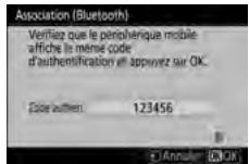 NIKON Z5 - Appareil photo/périphérique android : démarrez le processus d'association. - 1