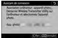 NIKON Z5 - Démarrez le processus d'association. - 1
