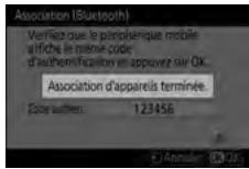 NIKON Z5 - Appareil photo/périphérique android : suivez les instructions à l'écran pour effectuer l'association. - 1