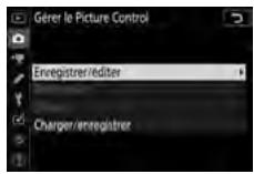 NIKON Z5 - Sélectionnez [enregistrer/éditer]. - 1