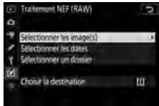 NIKON Z5 - Choisissez la méthode de sélection des images. - 1