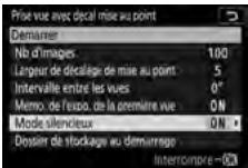 NIKON Z5 - Activez ou désactiver le mode silencieux. - 1