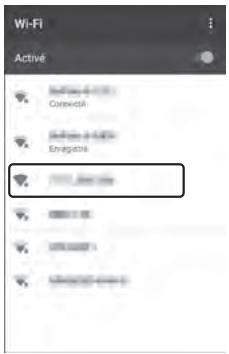 NIKON Z5 - Périphérique mobile : saisissez le SSID et le mot de passe affichés par l'appareil photo à l'étape 4. - 1