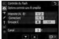 NIKON Z5 - : Réglez les paramètres du contrôle sans fil simplifié. - 4