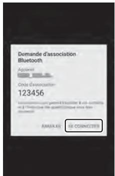 NIKON Z5 - Appareil photo/périphérique android : démarrez le processus d'association. - 2