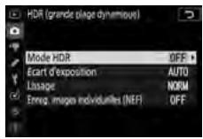 NIKON Z5 - Sélectionnez un [mode HDR] - 1