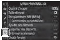 NIKON Z5 - Menu personnel/réglages récents - 1
