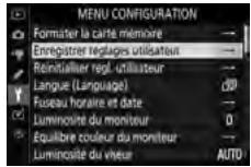 NIKON Z5 - Mettez en surbrillance [enregistrer règles utiliser] dans le menu configuration. - 1