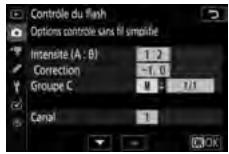 NIKON Z5 - : Réglez les paramètres du contrôle sans fil simplifié. - 3