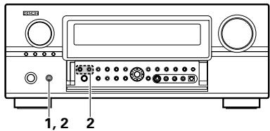 DENON AVR-3805 - INITIALISATIONE DU MICROPROCESSEUR - 1