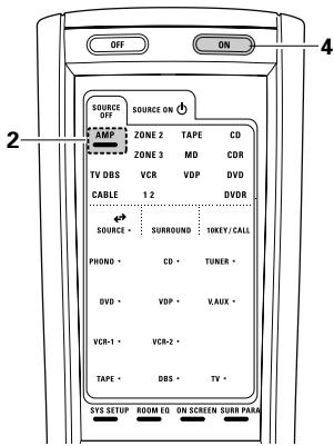 DENON AVR-3805 - Utilisation de la télécommande - 4