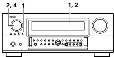 DENON AVR-3805 - Reproduction d'une source pendant l'enregistrement d'une autre (mode REC OUT) - 3