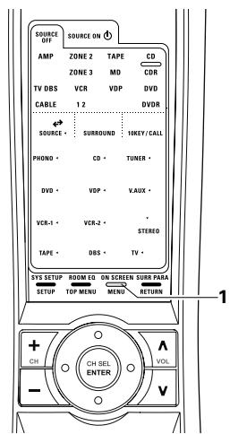 DENON AVR-3805 - Vérification des stations préréglées - 3