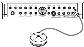 DENON AVR-3805 - Connexion du microphone pour le réglage automatique - 1