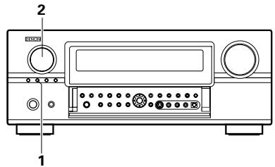 DENON AVR-3805 - Rappel des stations avec les touches préréglées - 6