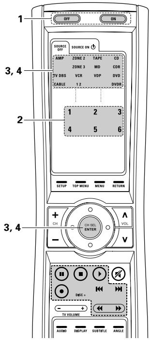 DENON AVR-3805 - Procédure de passage direct à travers un autre mode - 5