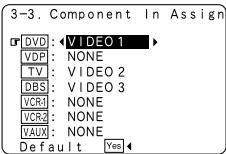 DENON AVR-3805 - 3-3 Configuration de la valeur du composant - 5