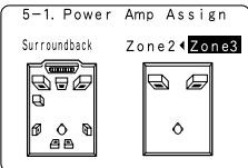 DENON AVR-3805 - 5-1 Configuration du rôle de l'amplificateur de puissance - 9