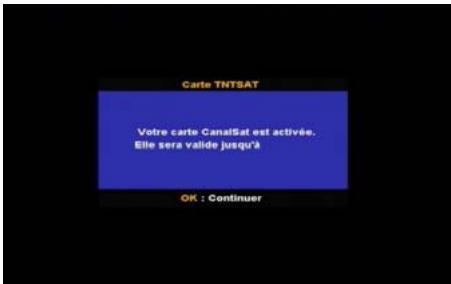 SAGEMCOM DS77 - Initialisation de la carte TNTSAT - 1