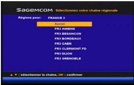 SAGEMCOM DS77 - Modification du service régional - 1