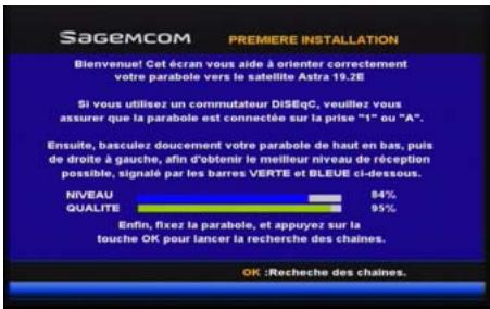 SAGEMCOM DS77 - Vérification du signal - 1