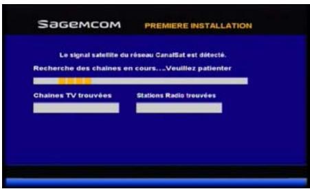 SAGEMCOM DS77 - Installation des chaînes du service TNTSAT - 1
