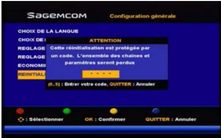 SAGEMCOM DS77 - Réinitialisation usine - 1