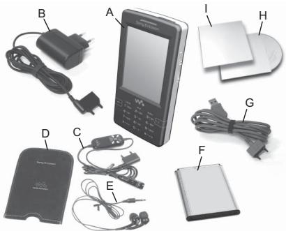 SONY W950i - Coffret - 1