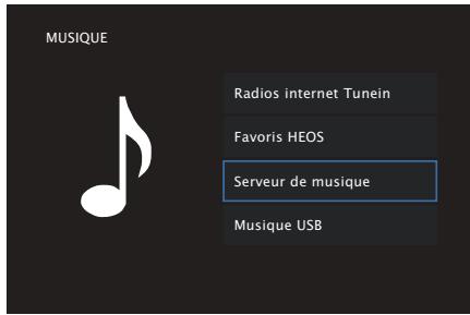 DENON AVC-X4700H - Lecture de fichiers stockés sur un ordinateur ou un stockage NAS - 1