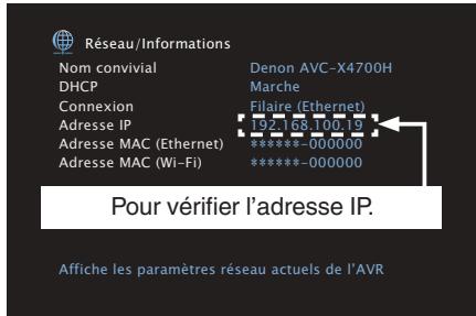 DENON AVC-X4700H - Contrôle de l'appareil à partir d'un contrôle web - 1
