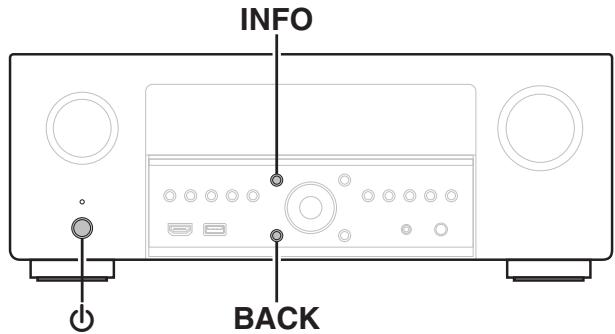 DENON AVC-X4700H - Réinitialisation des réglages d'usine - 1