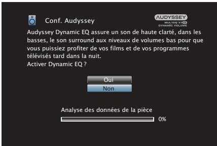 DENON AVC-X4700H - Effectuez le paramétrage de audyssey dynamic EQ® et audyssey dynamic volume®. - 1