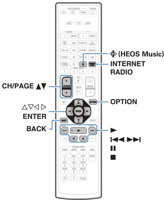 DENON AVC-X4700H - Écoute de radio internet - 1