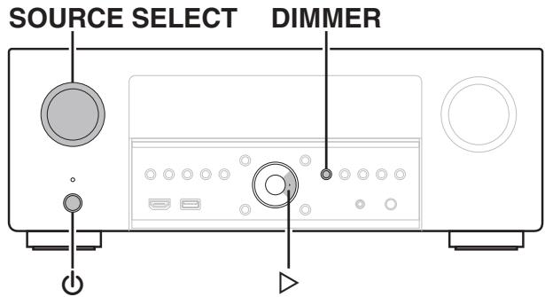 DENON AVC-X4700H - Réinitialisation des réglages du réseau - 1