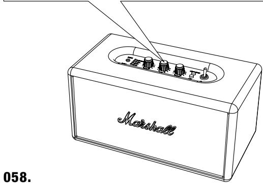 MARSHALL STANMORE - Réglage du volume/des basses/des AIGUS - 3