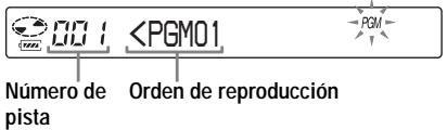 SONY D-NE700 - Reproducción de pistas en el orden que se desee (reproducción PGM) - 1