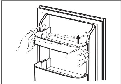 FRIGIDAIRE FKB35GFERT - Retrait et installation du balconnet de porte - 1