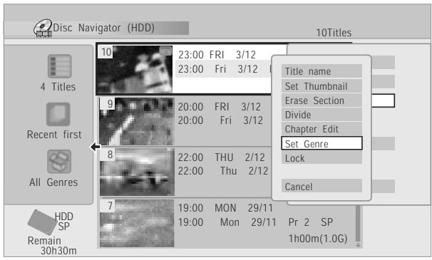 PIONEER DVR 645 H - Set Genre - 1