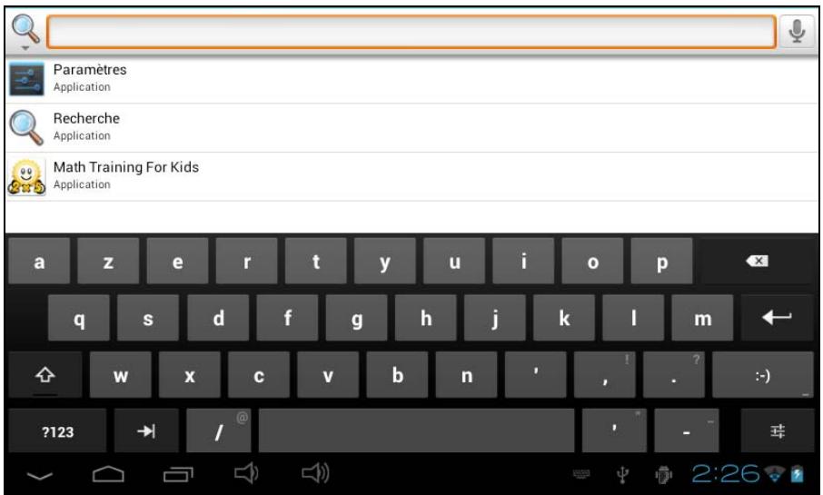LEXIBOOK MFC175FRW - - Faire apparaître le clavier - 1