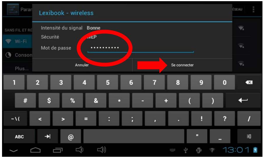 LEXIBOOK MFC175FRW - Activer la fonction wi-fi de la tablette - 4