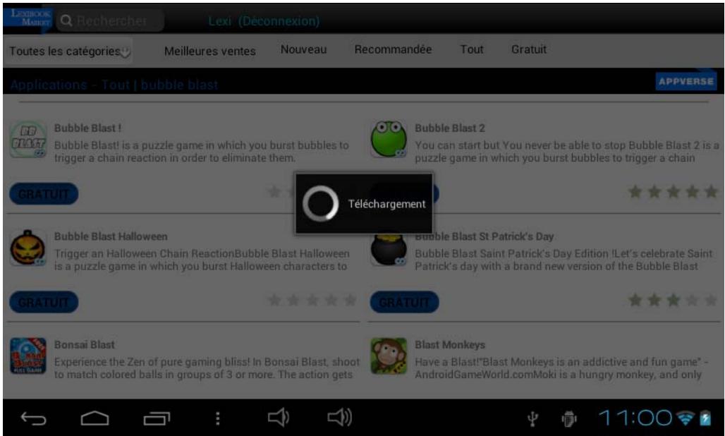 LEXIBOOK MFC175FRW - Installer une application sur la tablette - 1