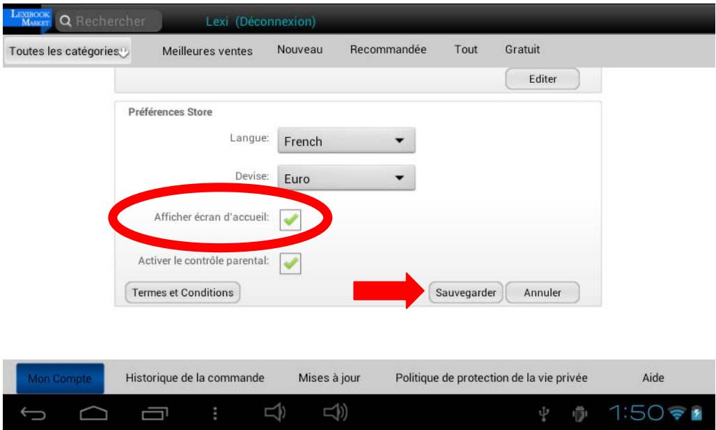LEXIBOOK MFC175FRW - Activer le contrôle parental : - 3
