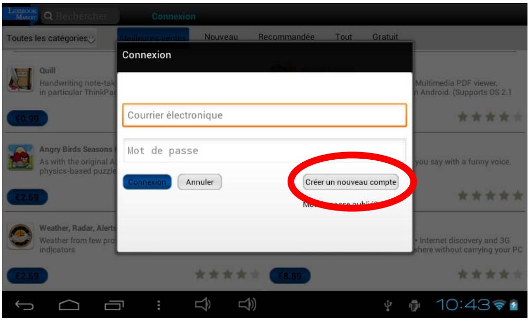 LEXIBOOK MFC175FRW - Créer un compte lexibook® market - 2