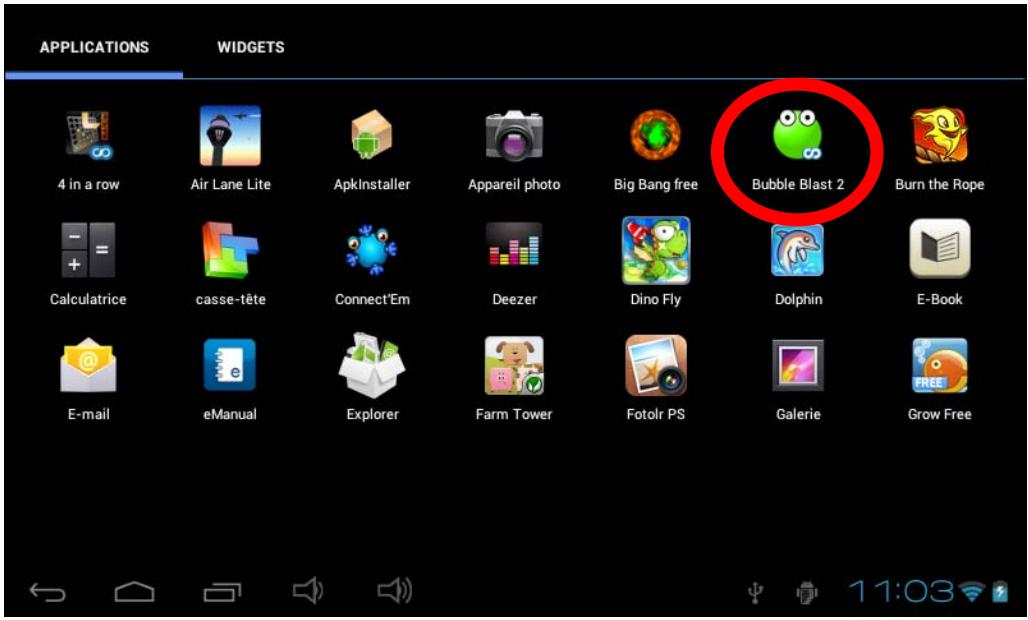 LEXIBOOK MFC175FRW - Installer une application sur la tablette - 4