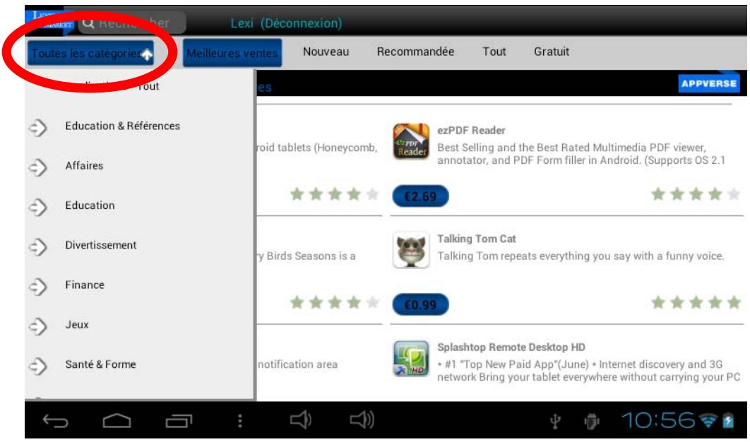 LEXIBOOK MFC175FRW - - Rechercher des applications sur le lexibook® market - 1