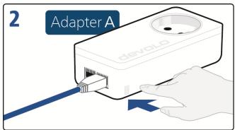 DEVOLO DLAN 1000 DUO + NL - Crypter le réseau dlan par pression de bouton - 2